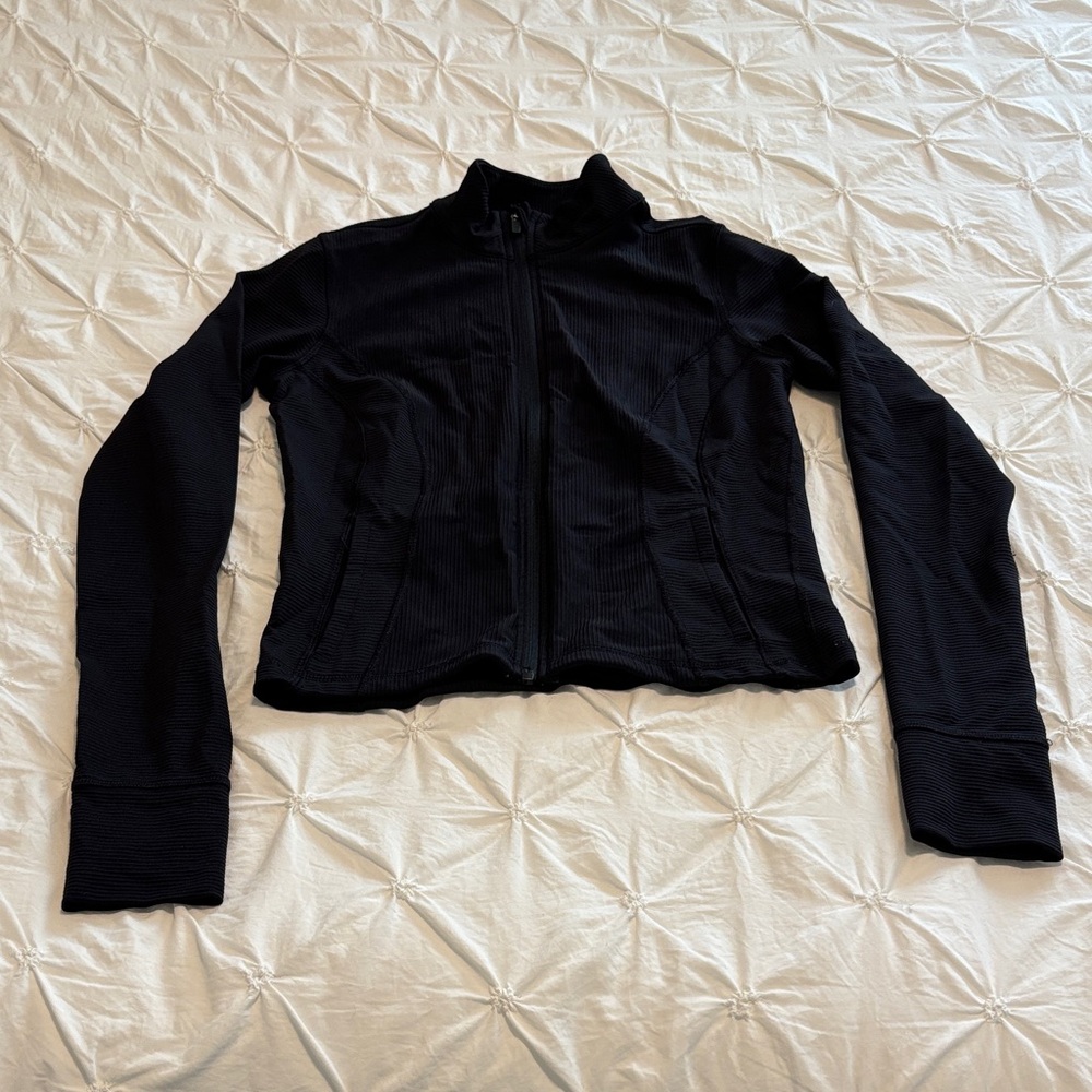 Women's Black Zip-Up Jacket